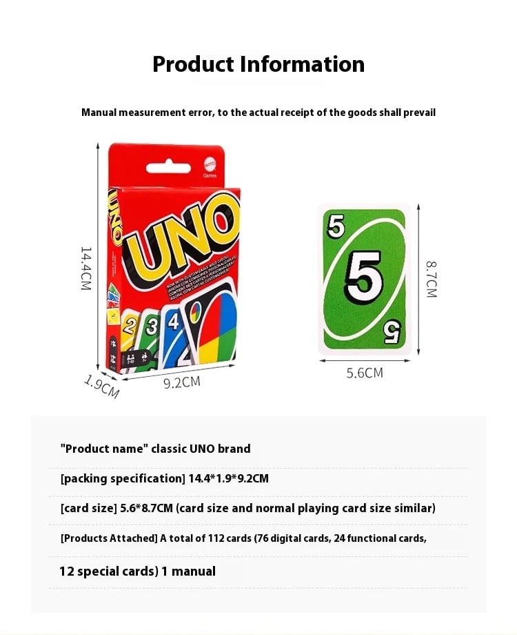 šš„Most Popular Mattel Gamesš„ UNO Family Card Game - Classic Matching Card Game for Kids & Adults