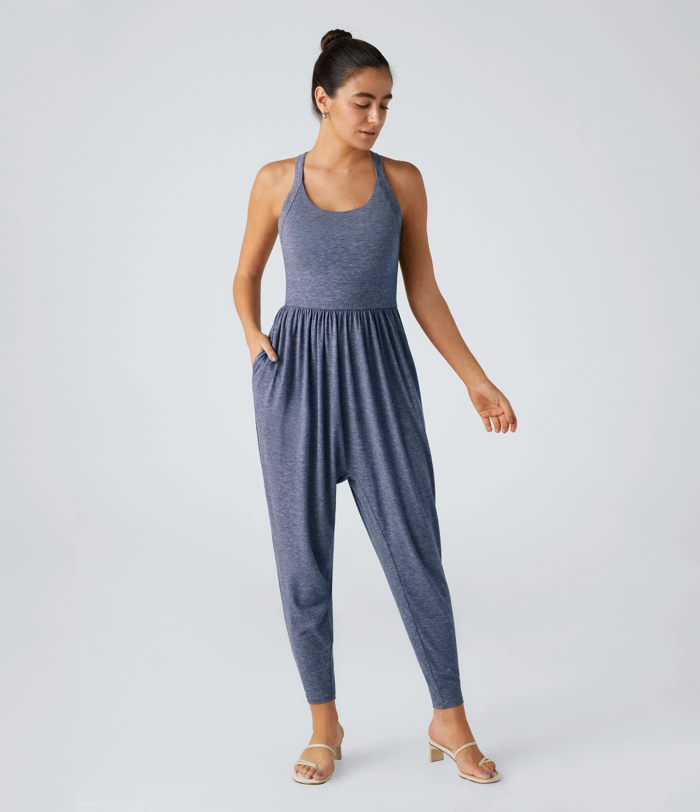 ✨ Effortless Elegance: Loose Fit Backless Jumpsuit for Women