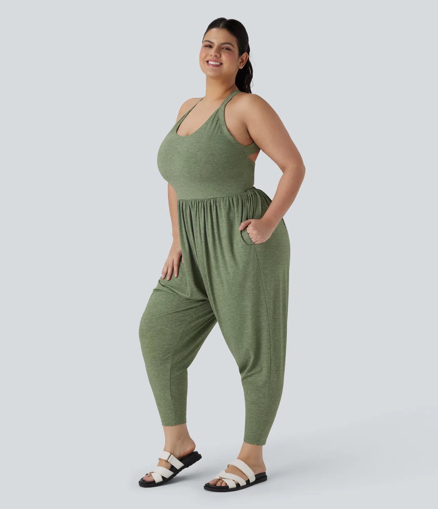 ✨ Effortless Elegance: Loose Fit Backless Jumpsuit for Women