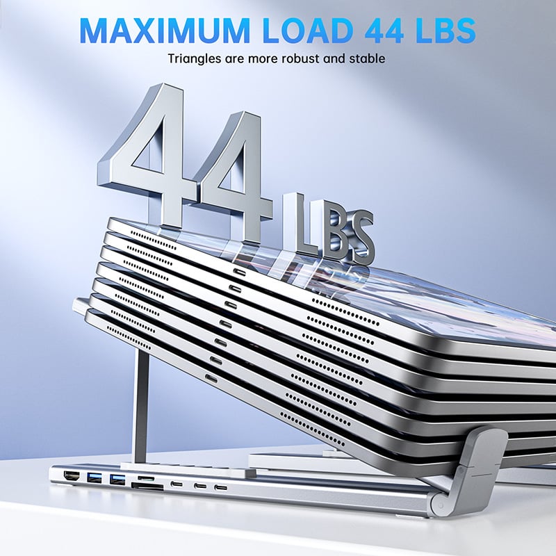 🏆Flash Sale⚡ 50K+ SOLD! Almost Gone-💥💻 8-in-1 USB-C Laptop Stand,Best Gifts
