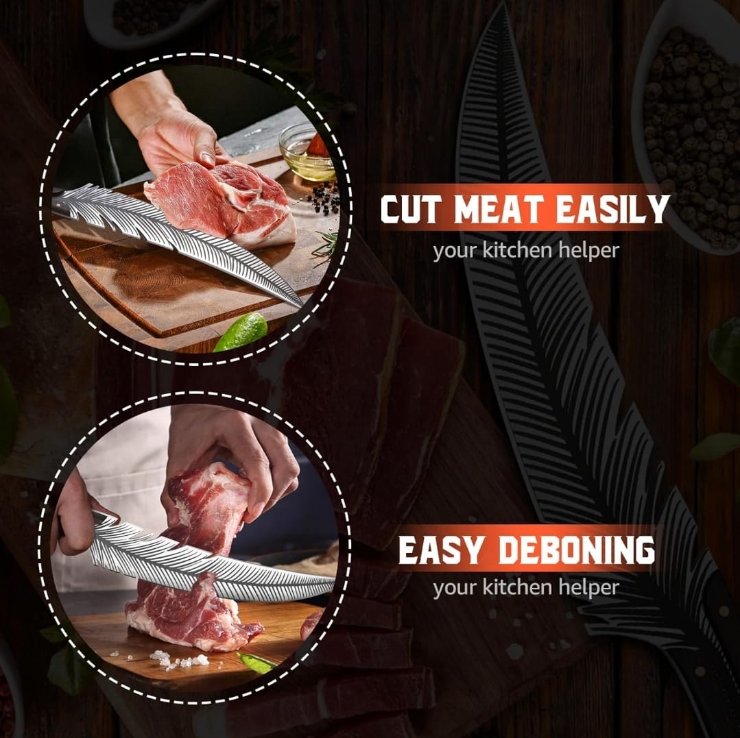 🔪Ultimate Kitchen Companion🔥 Dream Reach Feather knife