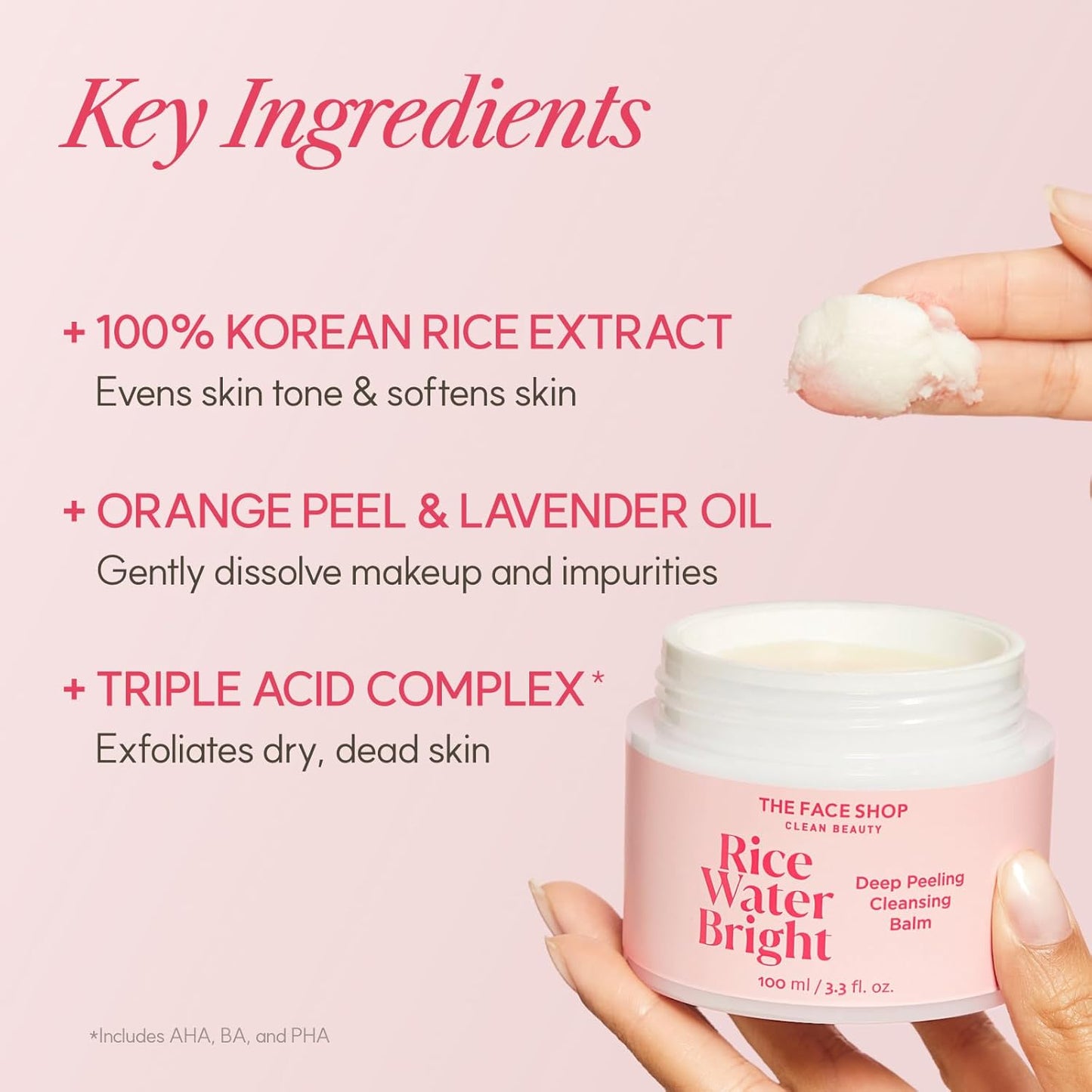 🔥Hot Sale - 40%🔥The Face Shop Rice Water Bright Cleansing Balm