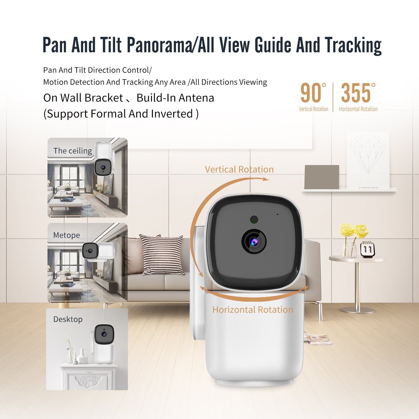 🔥LAST DAY 49% OFF🔥🔥Indoor/Outdoor 1080P 360°Smart Home Security Camera