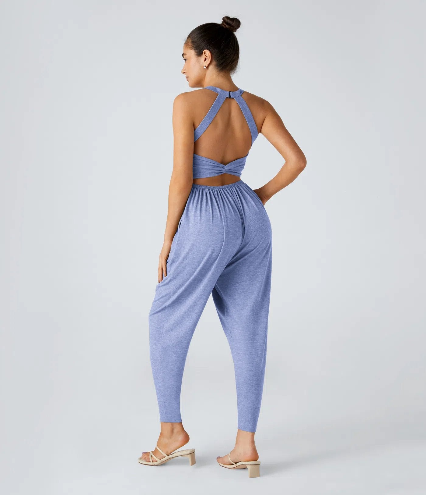 ✨ Effortless Elegance: Loose Fit Backless Jumpsuit for Women
