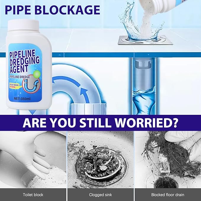 🔥2025 Hot 49% OFF🎁Eco-friendly Sink and Drain Pipe Dredging Powder