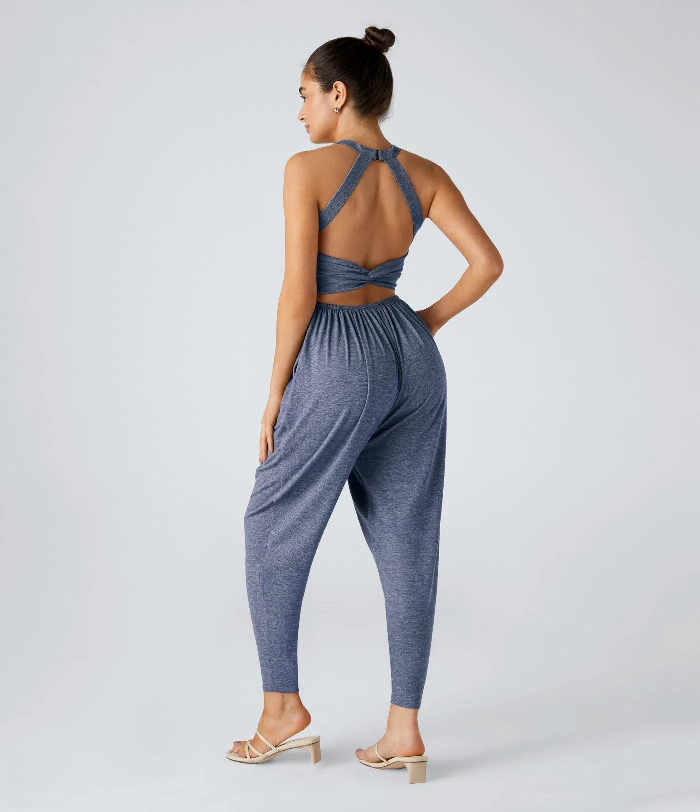 ✨ Effortless Elegance: Loose Fit Backless Jumpsuit for Women