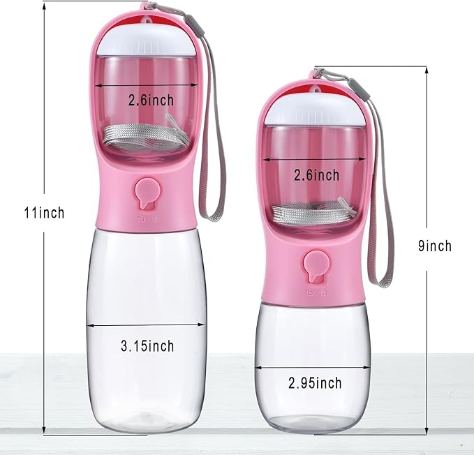 🔥HOT SALE 🔥🔥 3-in-1/2-in-1 Dog Travel Bottle - Water, Food & Poop Bags in One