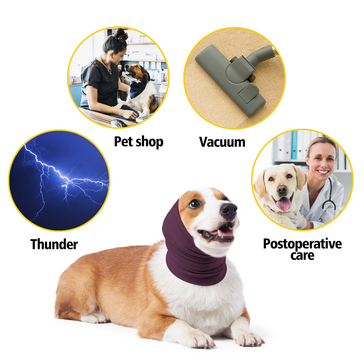 š¶š±Cat And Dog Soothing Headband Earmuffsā - Provide a quiet environment for them