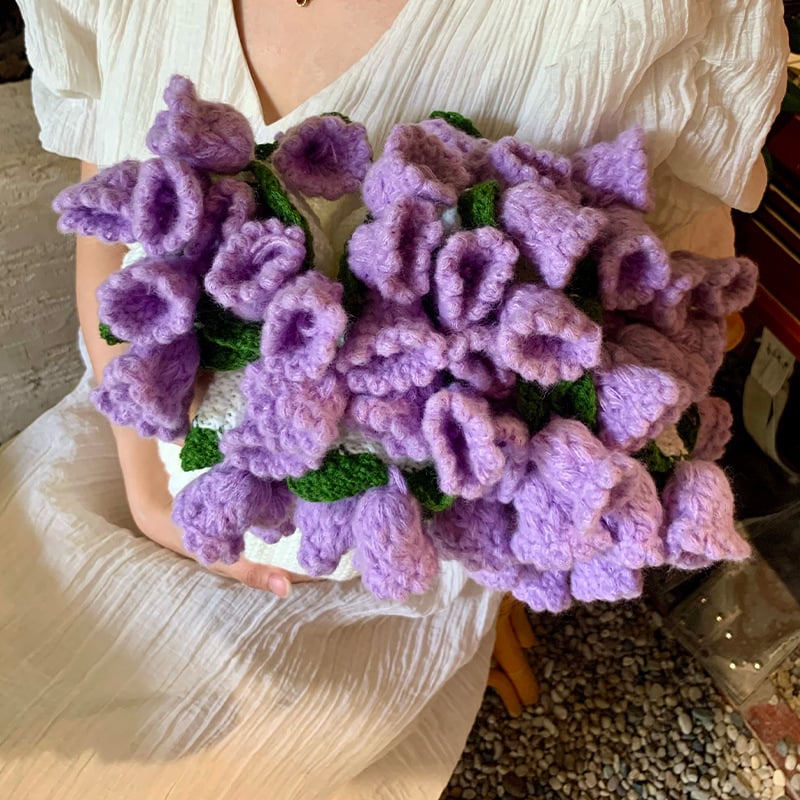 🌸Hand-Knitted Flower Bouquet Blanket🌸🛏️Lightweight yet warm for all seasons