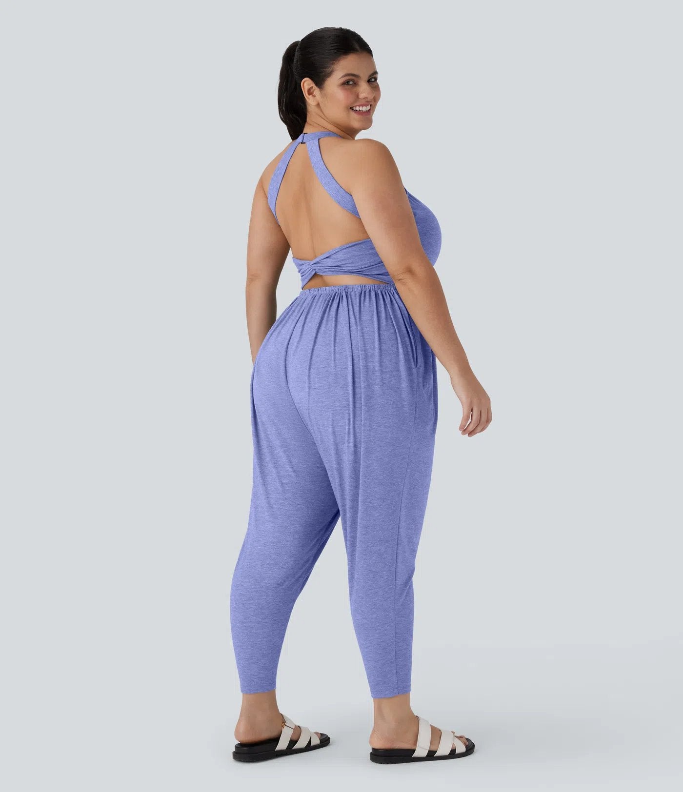 ✨ Effortless Elegance: Loose Fit Backless Jumpsuit for Women