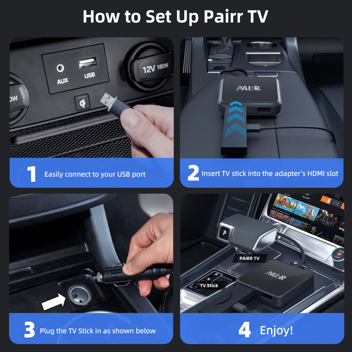 🔥Free shipping🔥 2025 Upgraded Pairr TV-HDMI Multimedia Wireless CarPlay/Android Auto Adapter