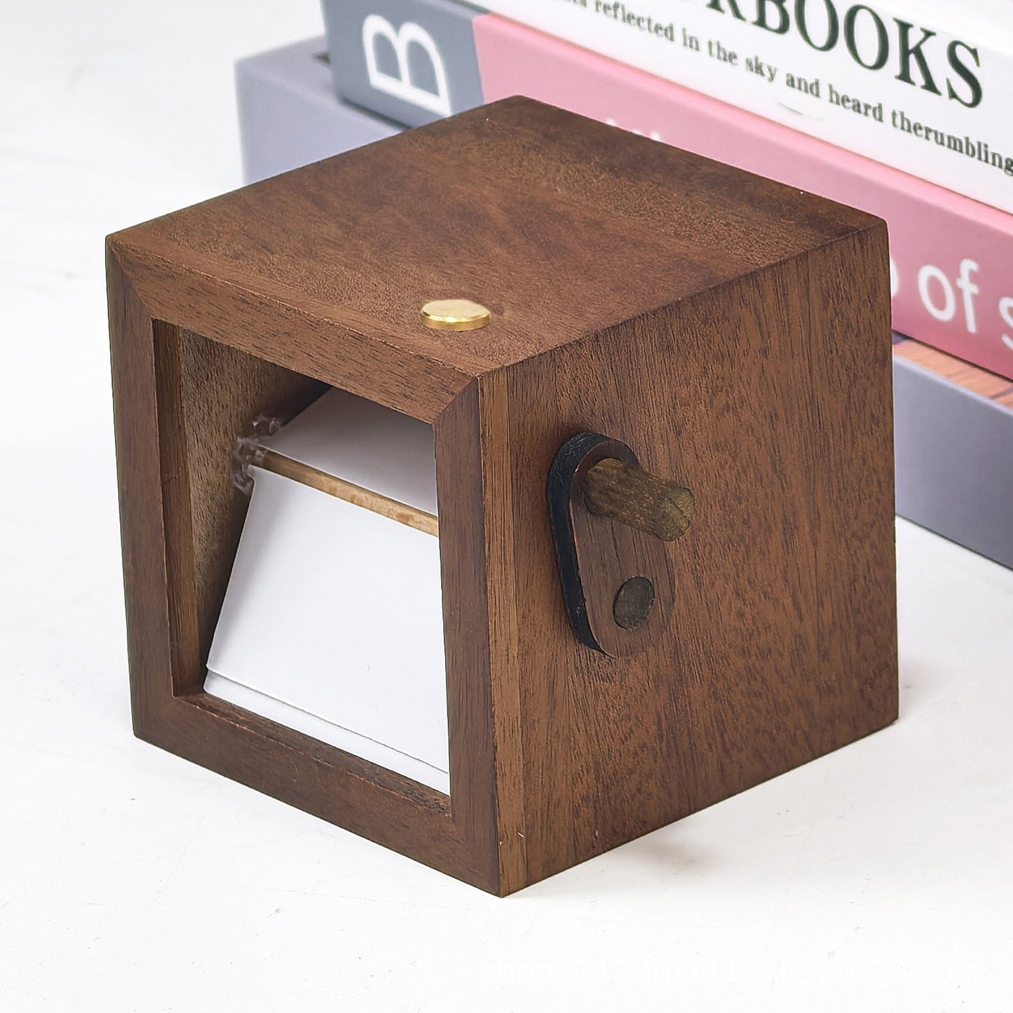 📸DIY Custom Photo🎁🎁 Personalized Flip Frame Mechanical Hand-cranked Photo Album Plus with Light