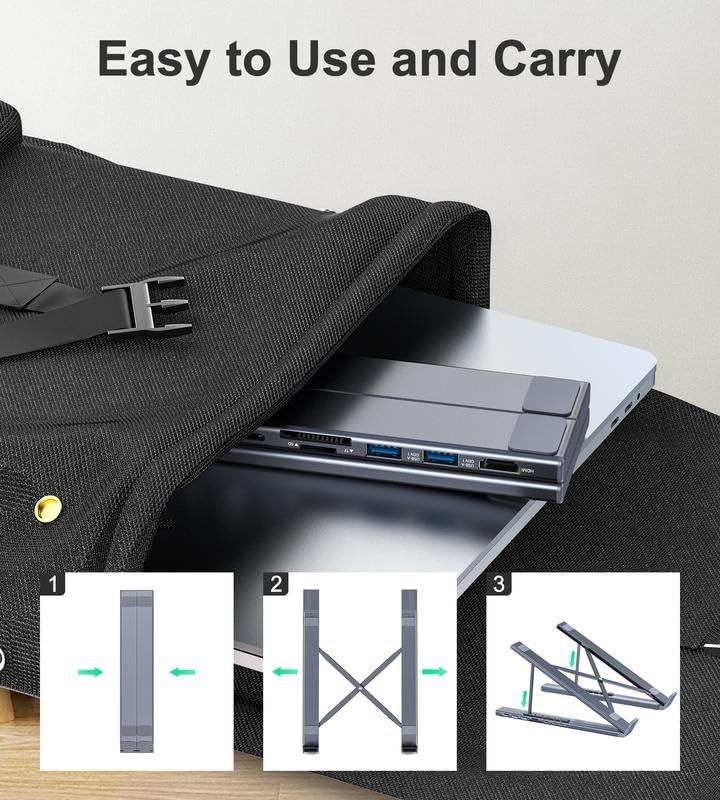 🏆Flash Sale⚡ 50K+ SOLD! Almost Gone-💥💻 8-in-1 USB-C Laptop Stand,Best Gifts