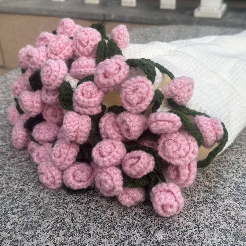 🌸Hand-Knitted Flower Bouquet Blanket🌸🛏️Lightweight yet warm for all seasons