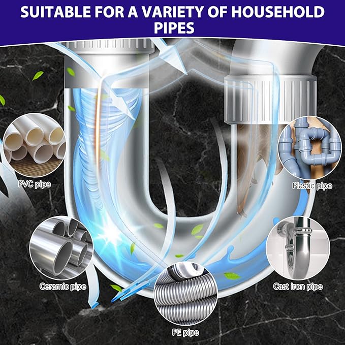 🔥2025 Hot 49% OFF🎁Eco-friendly Sink and Drain Pipe Dredging Powder