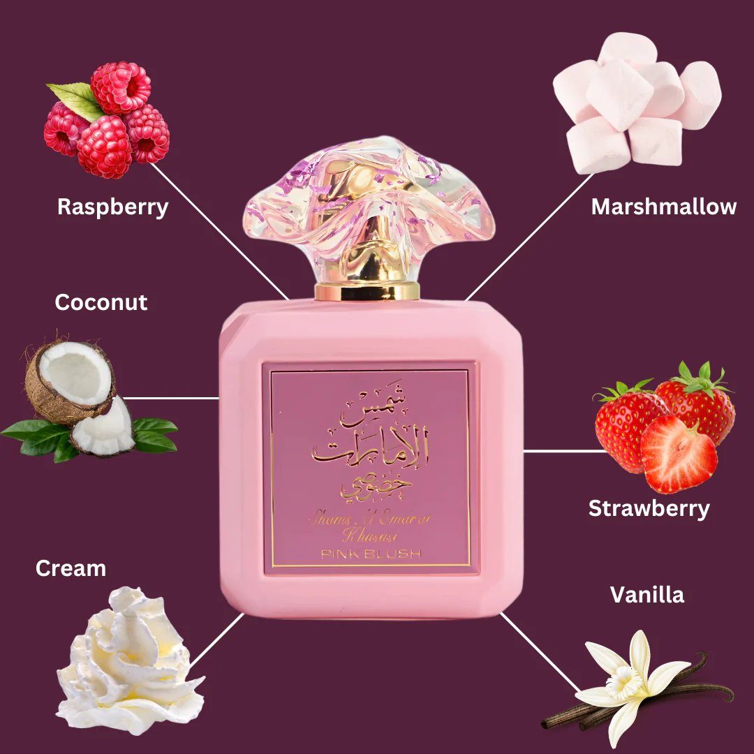 💖 🍓Pink Blush Shams Eau De Parfum Spray A Sweet🍓Elegant Fragrance for Every Occasion