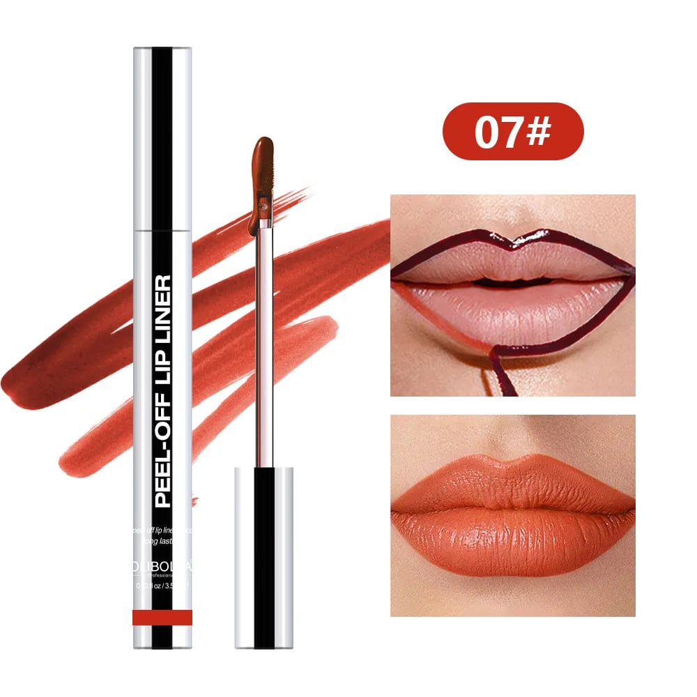 Define Your Perfect Pout with Precision! 💋✨  —Lip Stain Peel Off Liner Where Art Meets All-Day Wear.