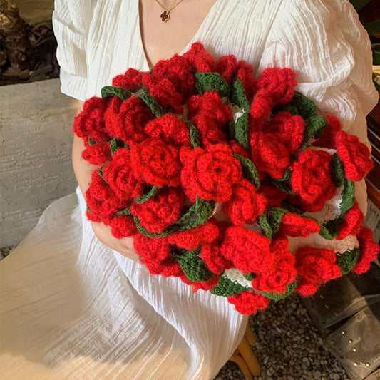 🌸Hand-Knitted Flower Bouquet Blanket🌸🛏️Lightweight yet warm for all seasons
