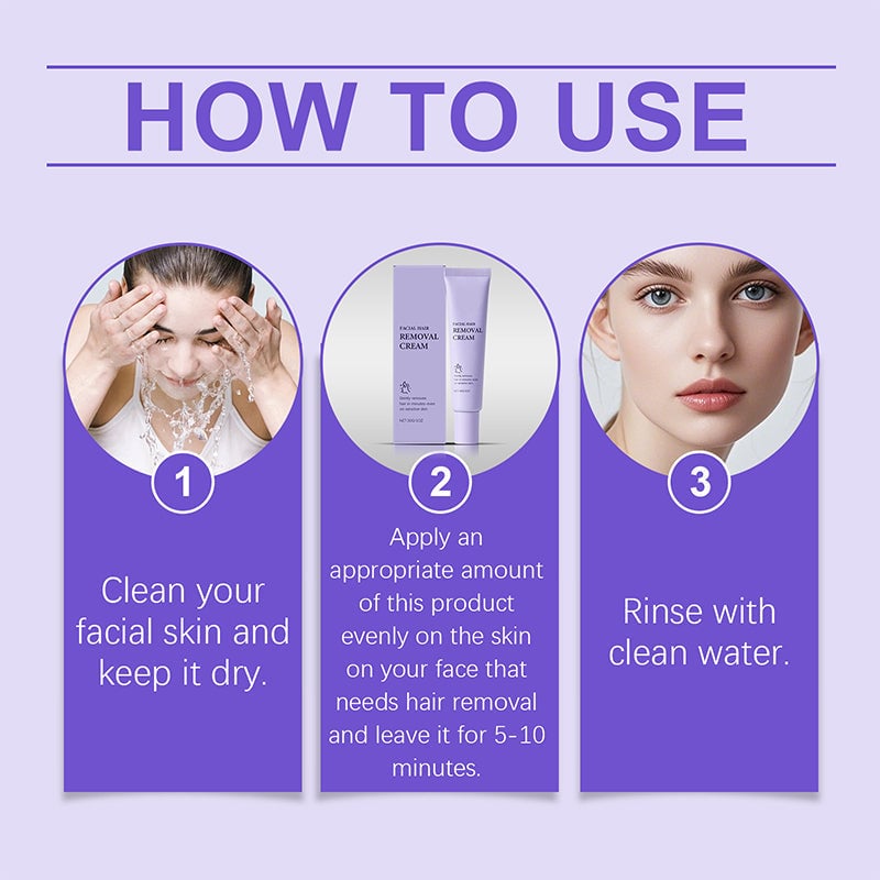Buy More Save Move🌸🌸Facial Hair Removal Cream