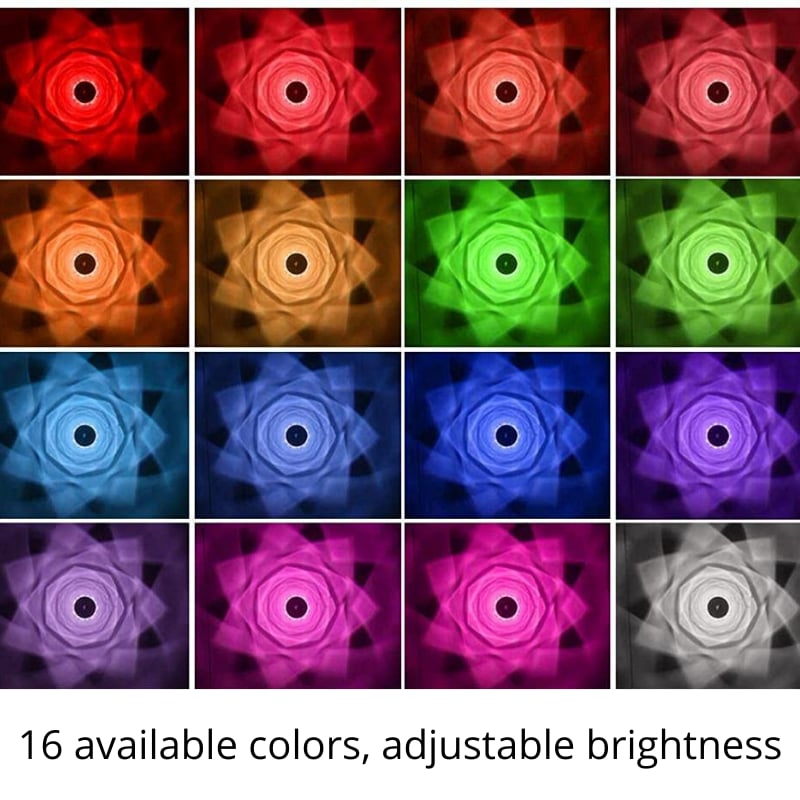 🌈Hot Selling Decorations💡16 Colors Rose Rays Crystal Diamond Table Lamp