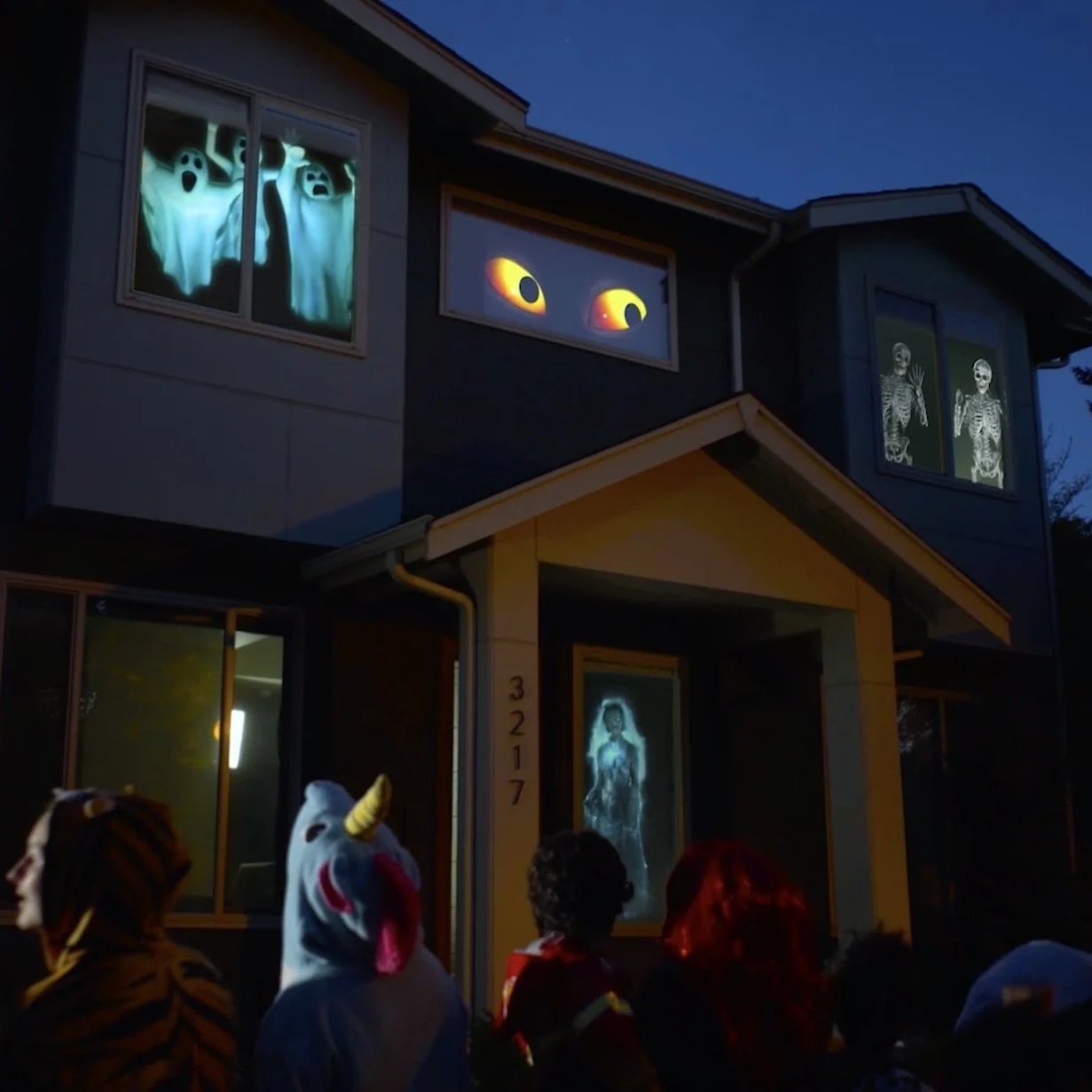 2024 New Halloween Holographic Projection
