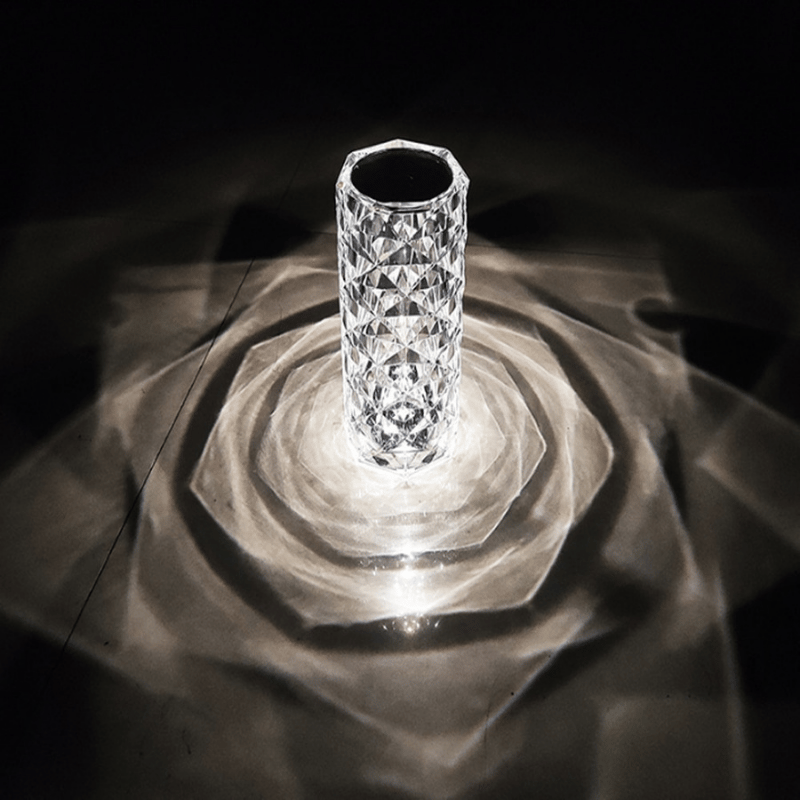 🌈Hot Selling Decorations💡16 Colors Rose Rays Crystal Diamond Table Lamp