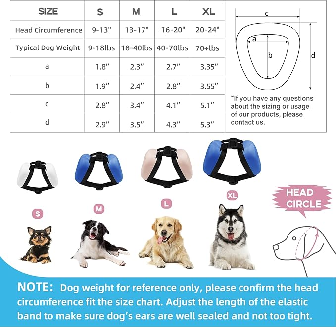 🐶🐱Cat And Dog Soothing Headband Earmuffs⭐ - Provide a quiet environment for them