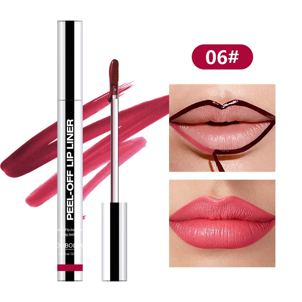 Define Your Perfect Pout with Precision! 💋✨  —Lip Stain Peel Off Liner Where Art Meets All-Day Wear.