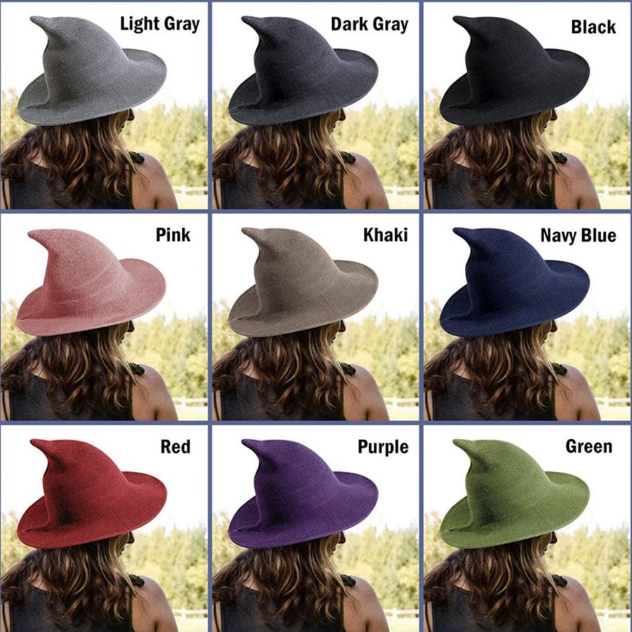 🔥Buy 2 Get 1 FREE-🖤🧙‍♀️Pointed Witch Hats For Halloween Party.