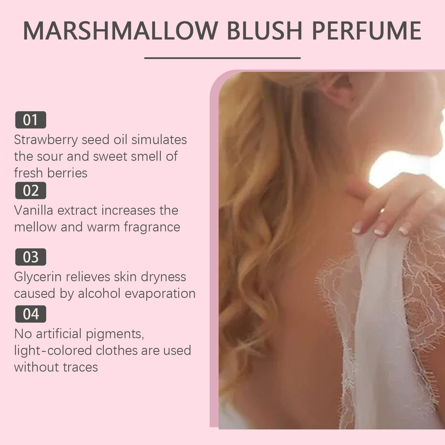 💖 🍓Pink Blush Shams Eau De Parfum Spray A Sweet🍓Elegant Fragrance for Every Occasion