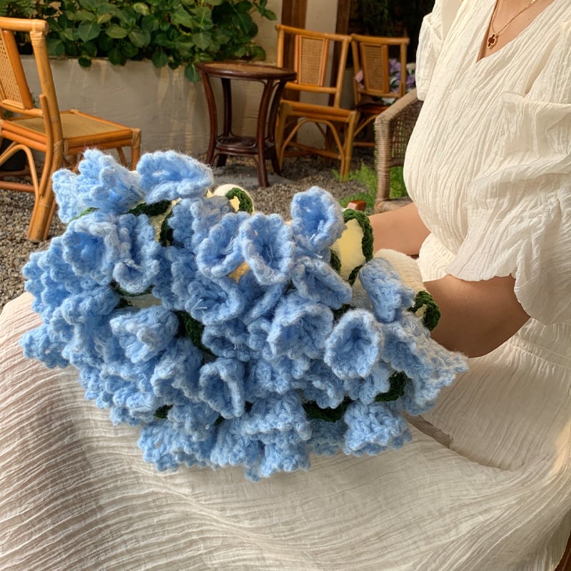 🌸Hand-Knitted Flower Bouquet Blanket🌸🛏️Lightweight yet warm for all seasons