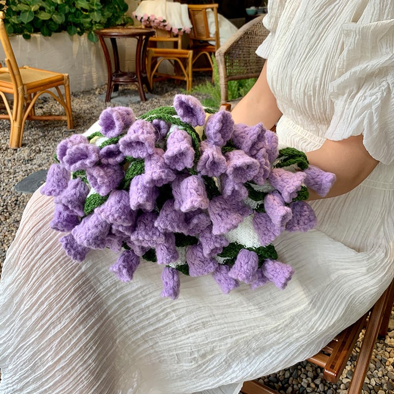 🌸Hand-Knitted Flower Bouquet Blanket🌸🛏️Lightweight yet warm for all seasons