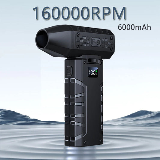 Mini Turbo Jet Fan – 160,000 RPM Pocket Dust Blower with 6000mAh Battery | 52m/s Ultra-Powerful Rechargeable Cleaning Blower