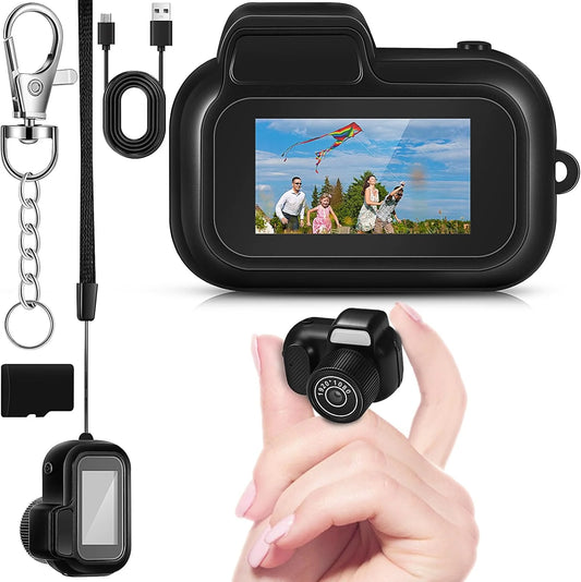 Retro Mini Camera with Screen – 1080p HD Portable Video Recorder