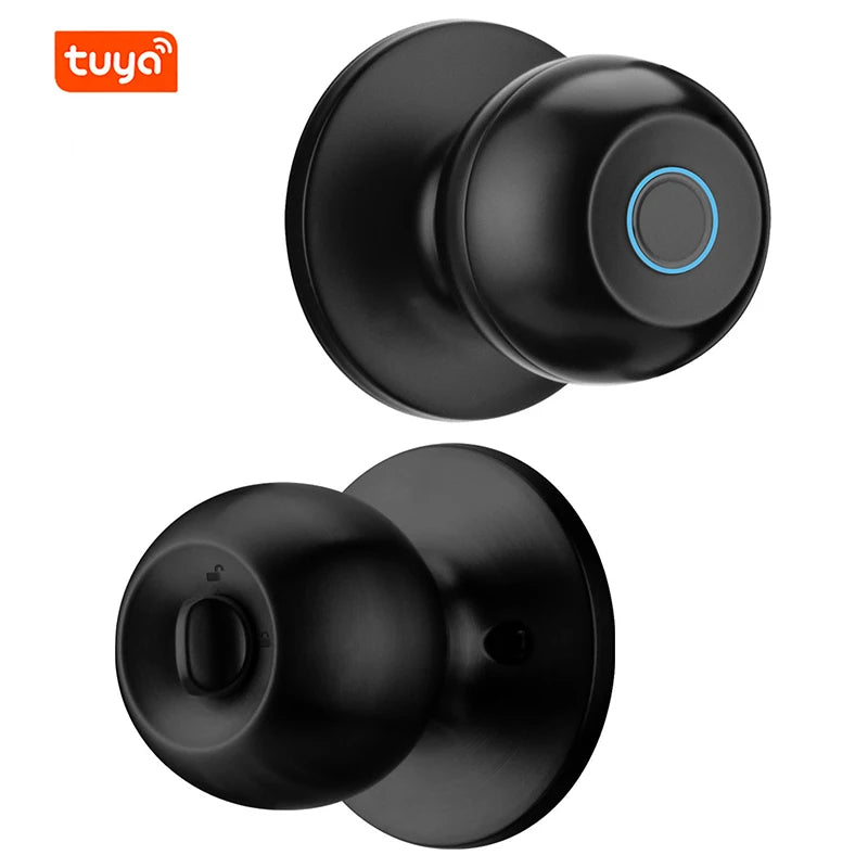 Tuya Smart Fingerprint Door Lock – Keyless Entry, Remote Control, and Home Security for Apartments & Bedrooms