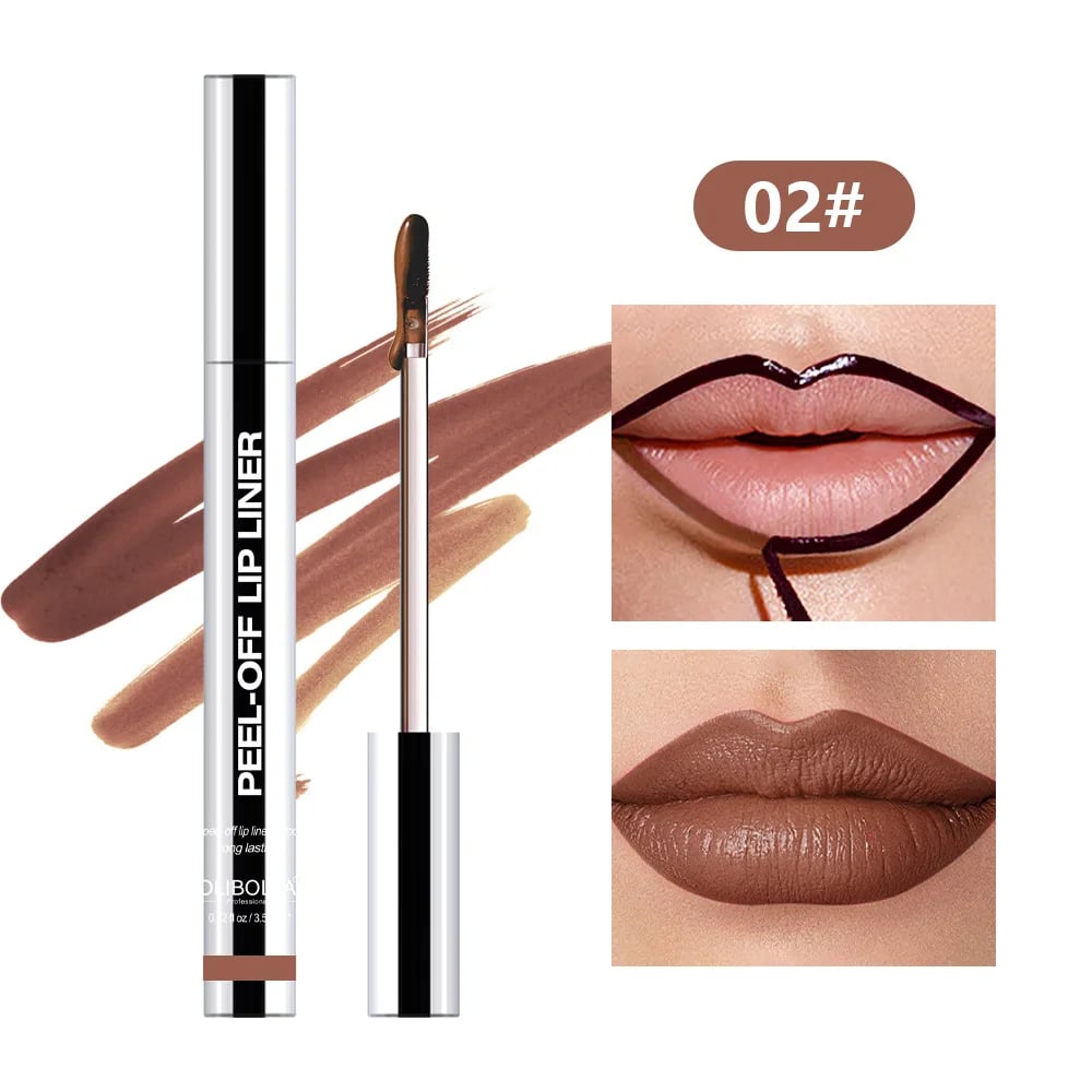 Define Your Perfect Pout with Precision! 💋✨  —Lip Stain Peel Off Liner Where Art Meets All-Day Wear.