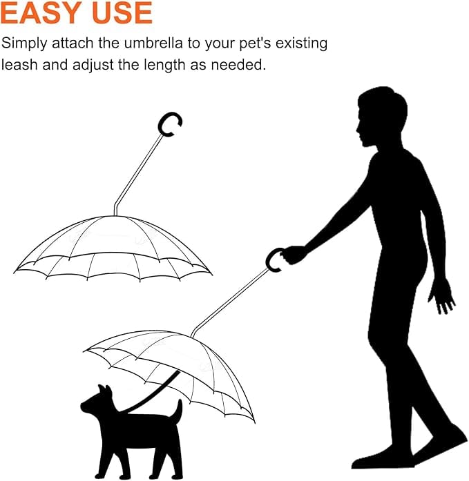 ☔Rainy Necessary 🐕‍🦺🐕‍🦺Dog Umbrella Leash☔
