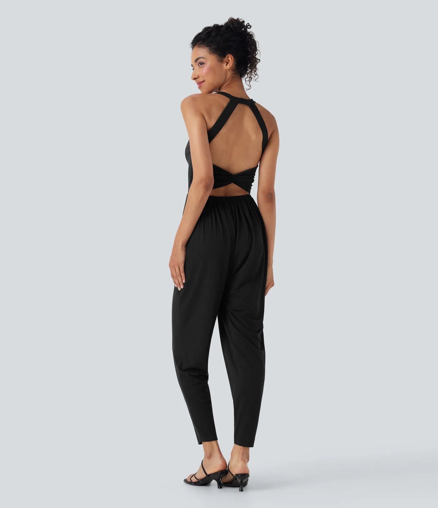 ✨ Effortless Elegance: Loose Fit Backless Jumpsuit for Women