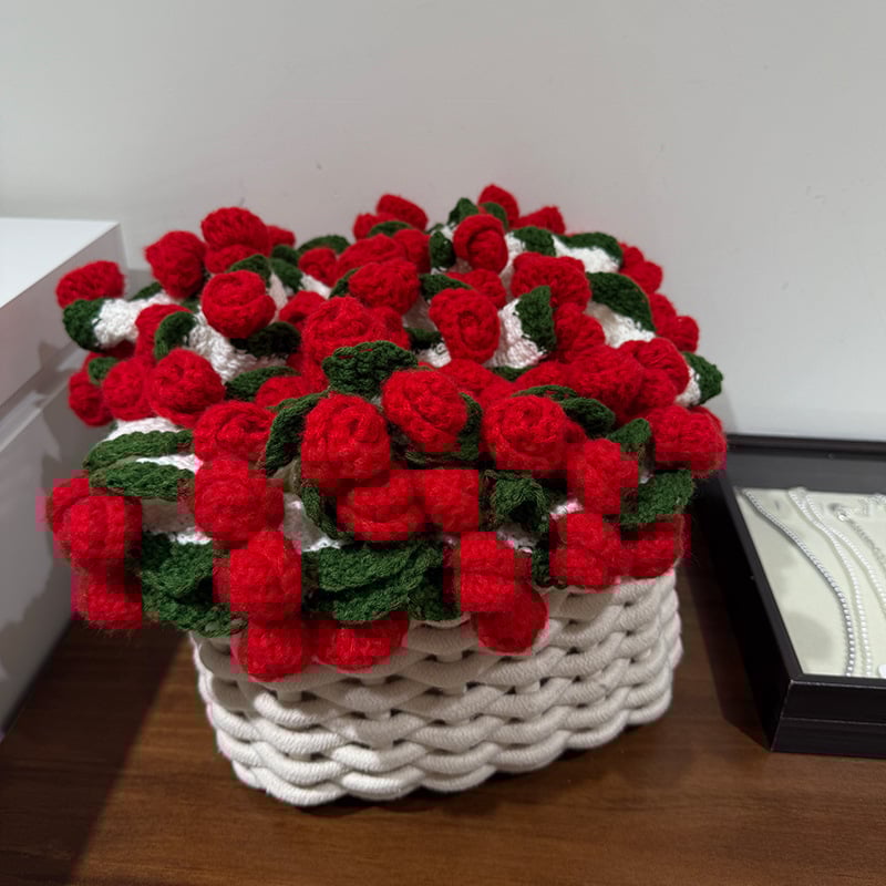 🌸Hand-Knitted Flower Bouquet Blanket🌸🛏️Lightweight yet warm for all seasons