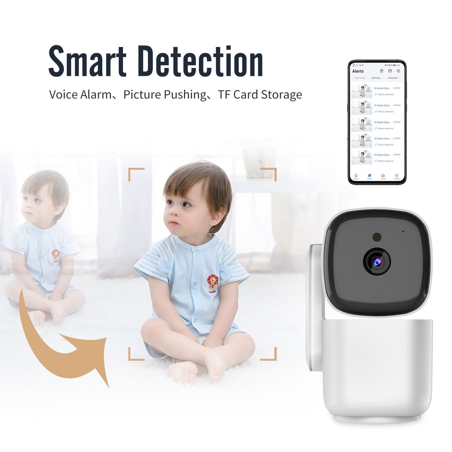 🔥LAST DAY 49% OFF🔥🔥Indoor/Outdoor 1080P 360°Smart Home Security Camera