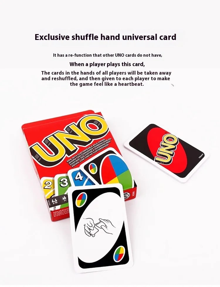 😍🔥Most Popular Mattel Games🔥 UNO Family Card Game - Classic Matching Card Game for Kids & Adults