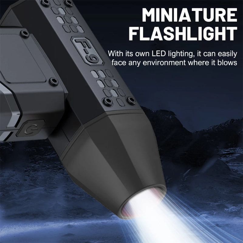 Mini Turbo Jet Fan – 160,000 RPM Pocket Dust Blower with 6000mAh Battery | 52m/s Ultra-Powerful Rechargeable Cleaning Blower