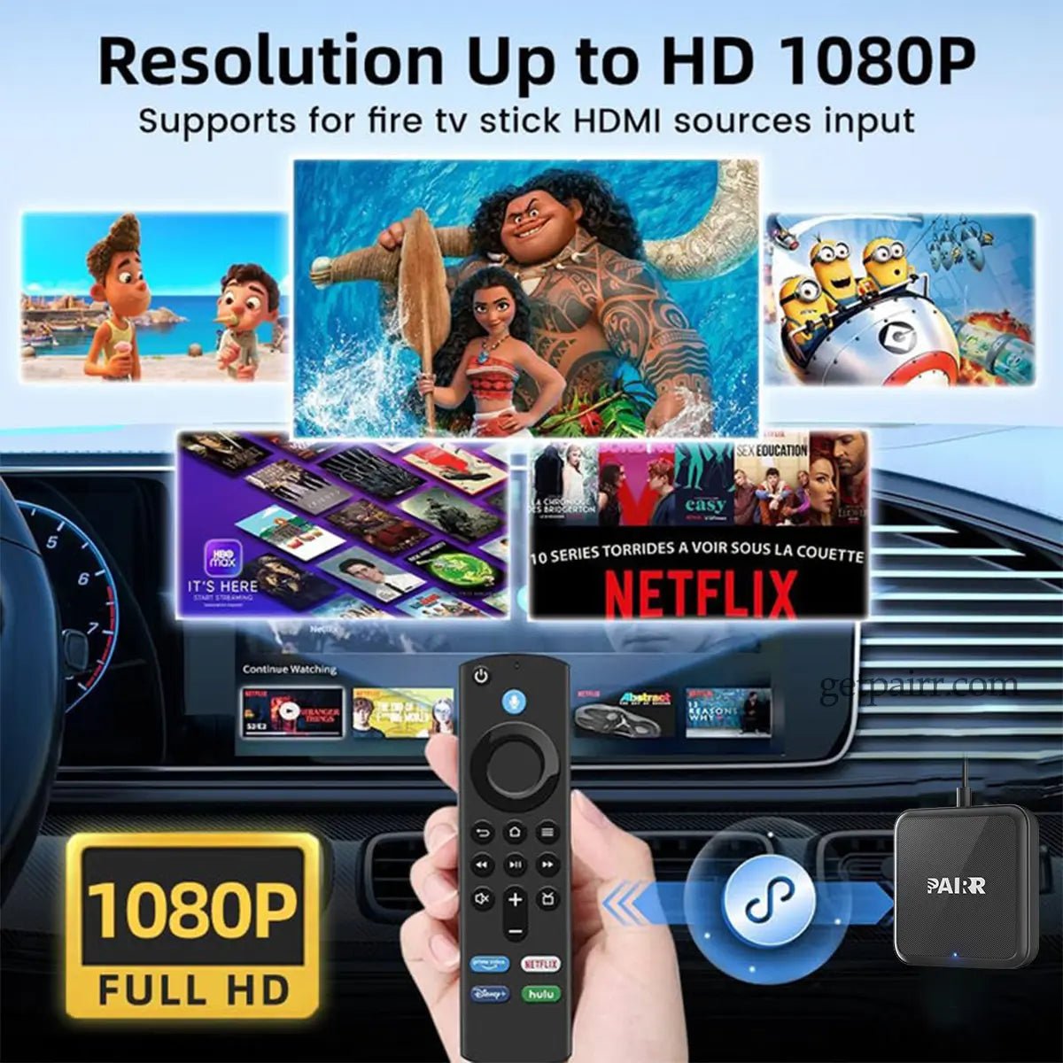 🔥Free shipping🔥 2025 Upgraded Pairr TV-HDMI Multimedia Wireless CarPlay/Android Auto Adapter