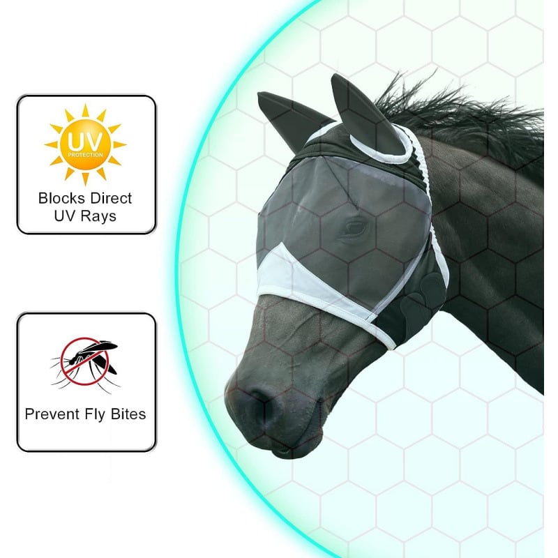 🔥Essential For Horse Breeding🐎🛡️Supreme Horse Fly Mask